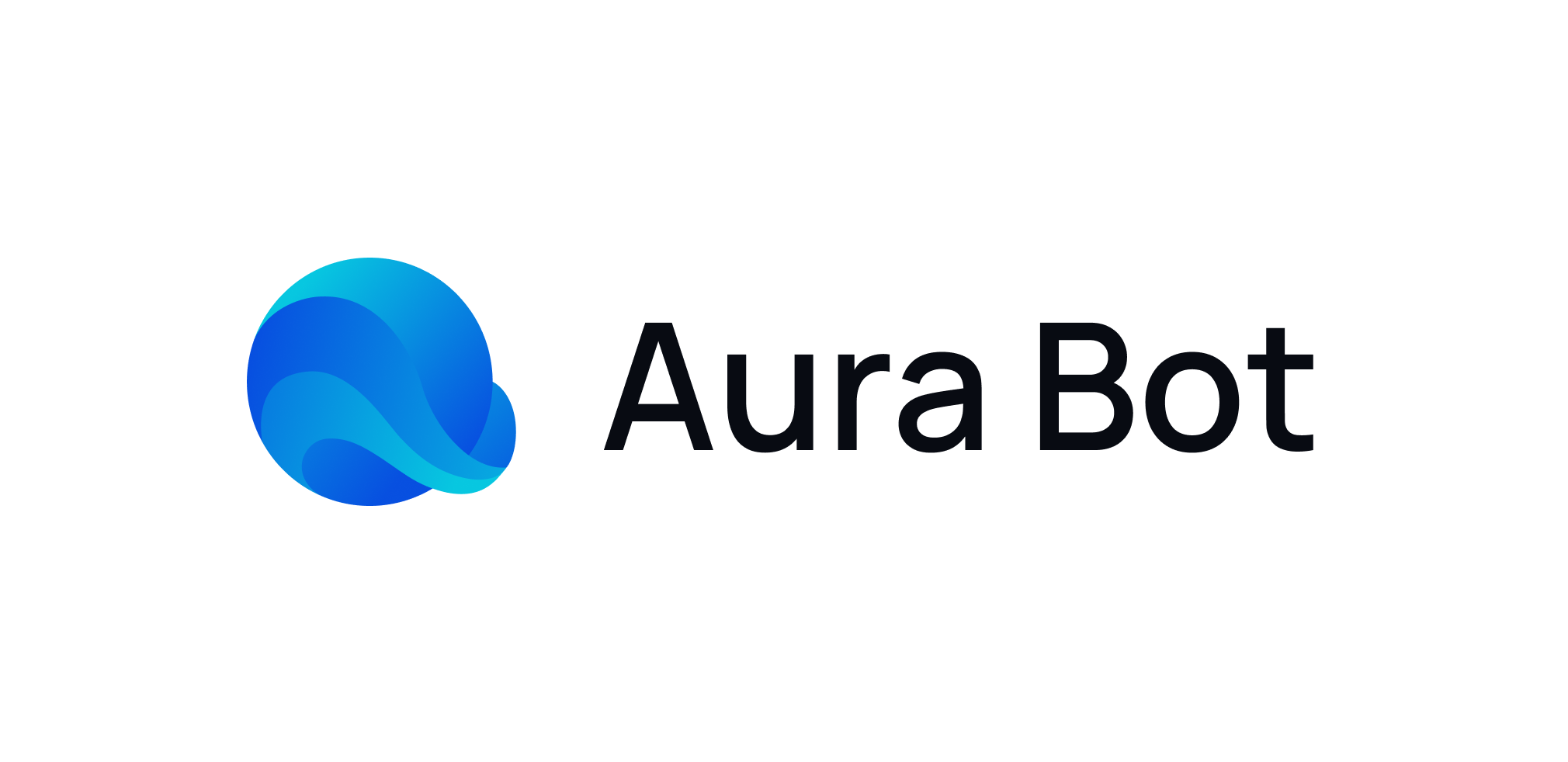 Aura Bot — лого с текстом